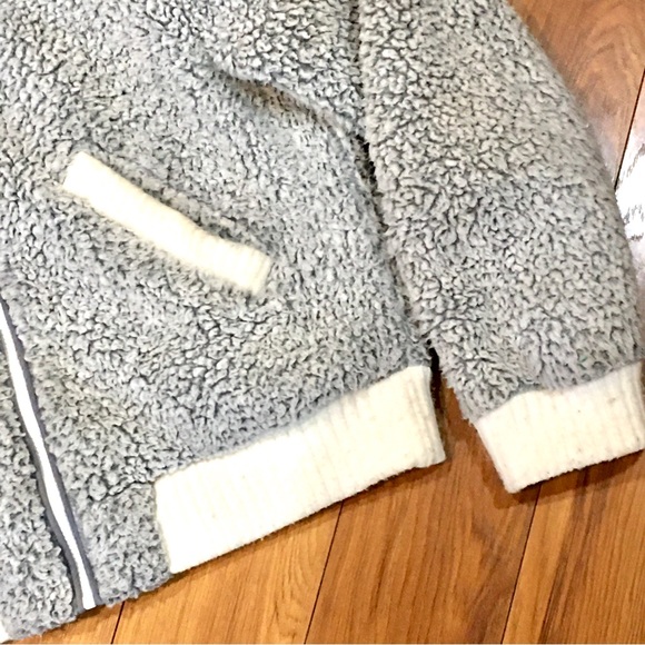 Anthropologie Saturday Sunday Sherpa coat jacket teddy bear style fuzzy … - Picture 5 of 10